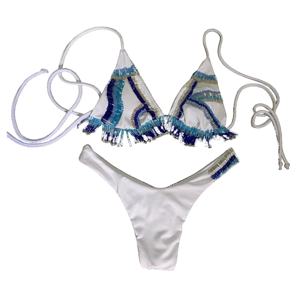 Bikini Fringe 003 – Blanco