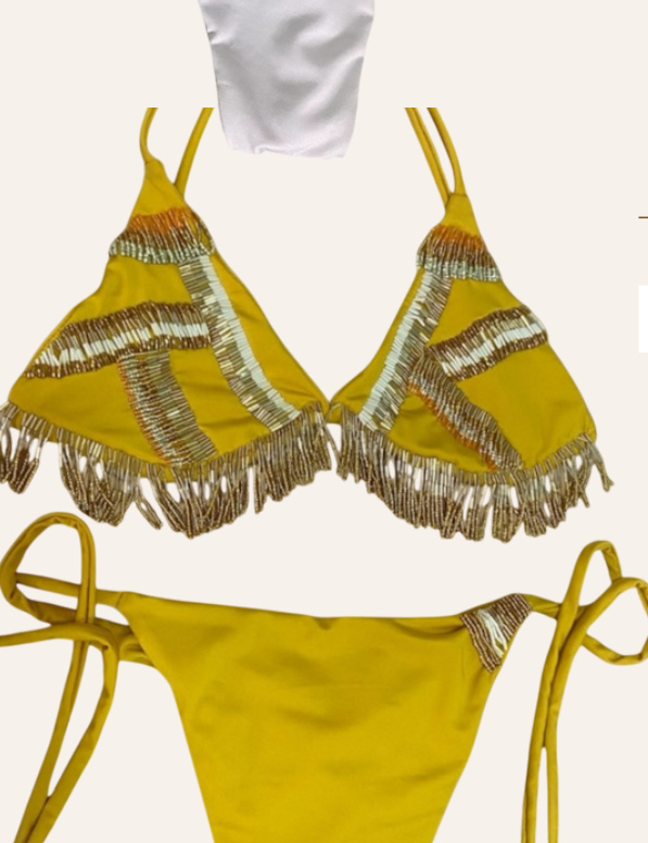 Bikini Fringe 003 – Blanco