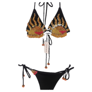 Bikini Black Flames