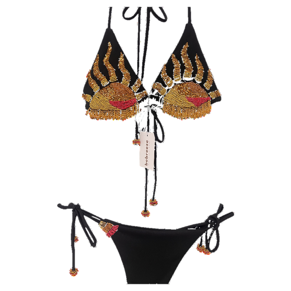 Bikini Black Flames